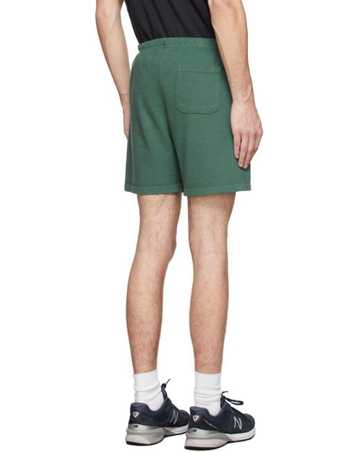 Museum of Peace & Quiet Green Ssense Exclusive Wordmark Shorts for men