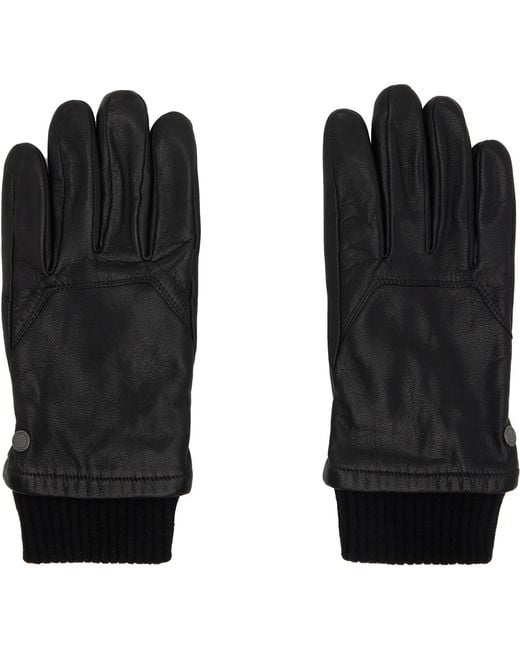 Canada Goose Black Workman Gloves for men