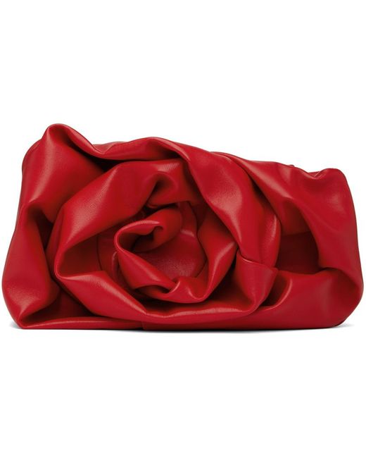 Pochette rouge à ornement de rose Burberry en coloris Red
