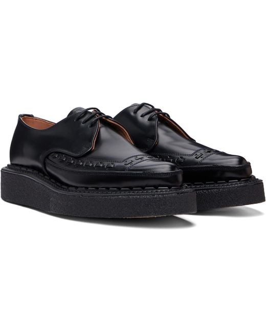 George Cox Black Diano Derbys for men