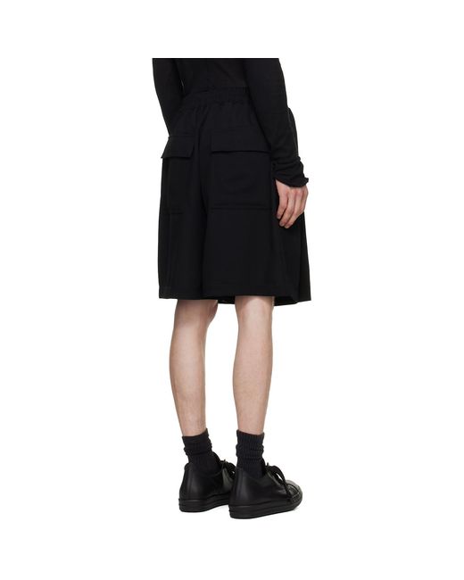 Rick Owens Black Tower Kilt Shorts for men