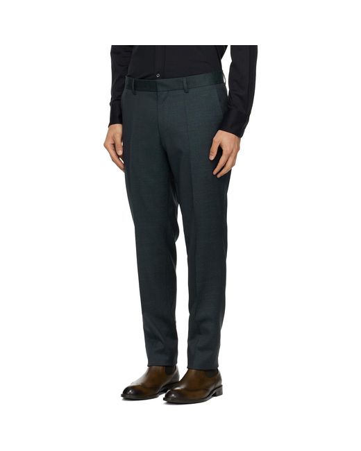 Boss Black Slim-Fit Virgin Wool Suit for men