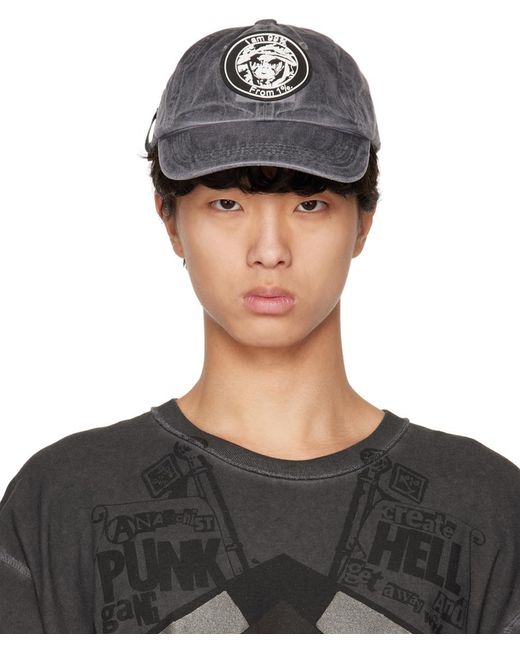 99% Is Black Our Faith Patch Washed Cap for men