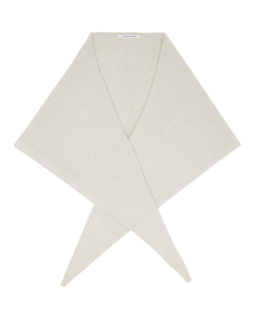 LE17SEPTEMBRE White Cashmere Blend Muffler Scarf