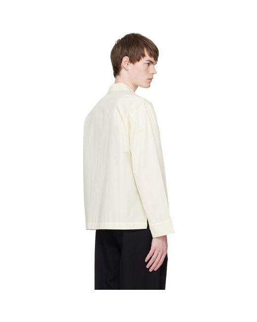Entire studios White Off- Ls Pajama Shirt for men