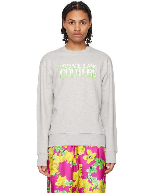 versace embroidered sweatshirt