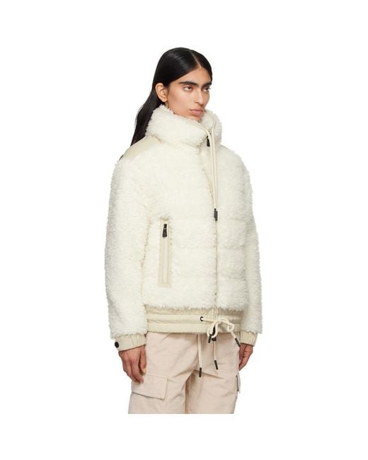 Moncler Natural Fur-Effect Down Jacket