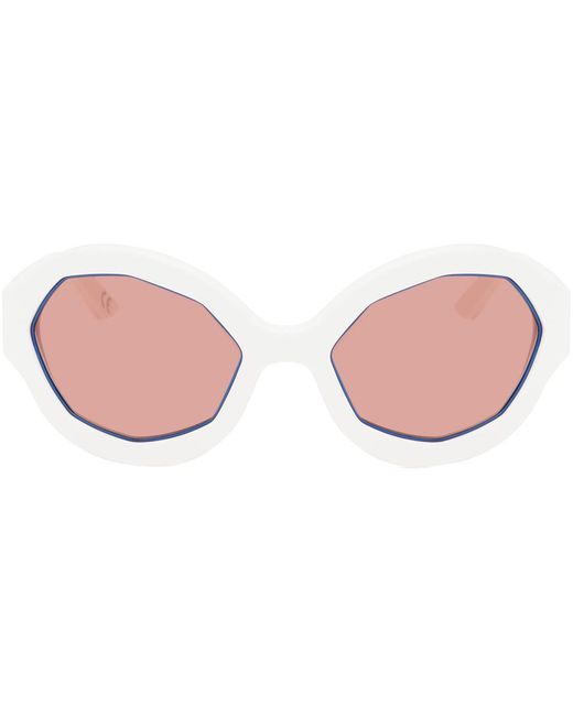 Marni Black White Retrosuperfuture Edition Cumulus Cloud Sunglasses for men