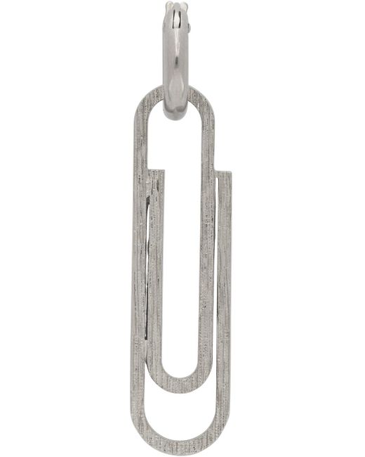 Off-White c/o Virgil Abloh Metallic Off- Paperclip Earring