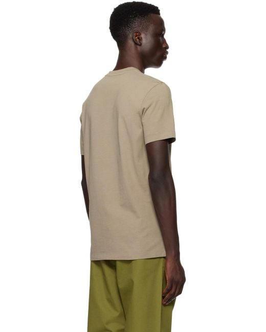 Moncler Multicolor Brown Patch T-shirt for men