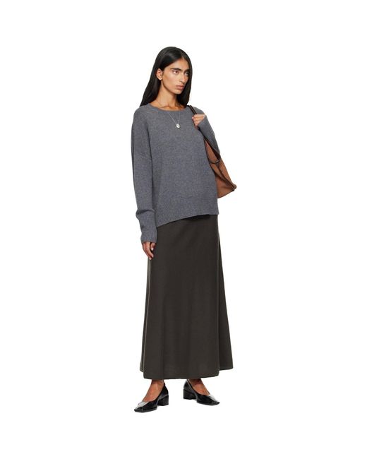 Lisa Yang Gray Mila Sweater