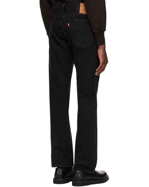 メンズ Levi's ブラック 517 ブーツカット ジーンズ Black