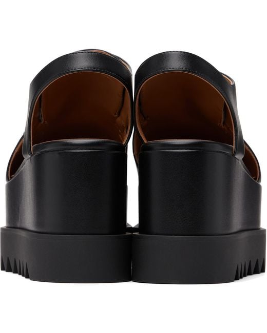 Stella McCartney Black Elyse Slingback Derbys