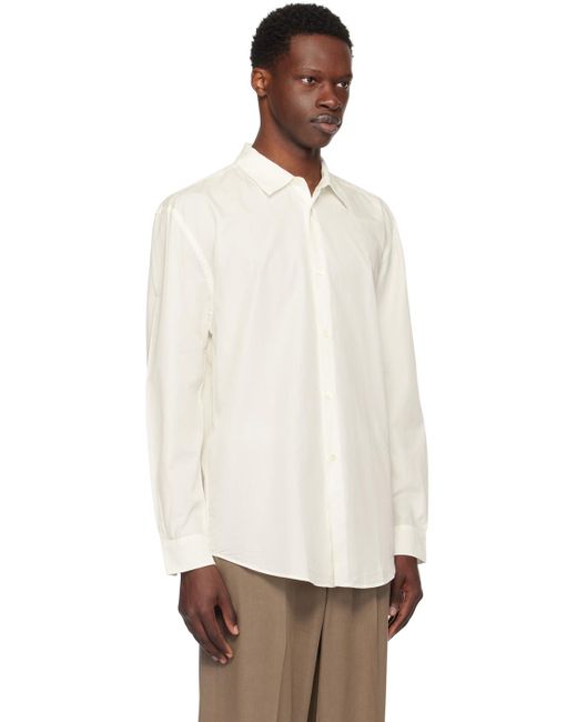 Our Legacy White Formal Shirt for men