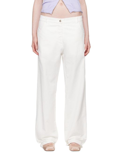 Pantalon alex blanc GIMAGUAS en coloris White