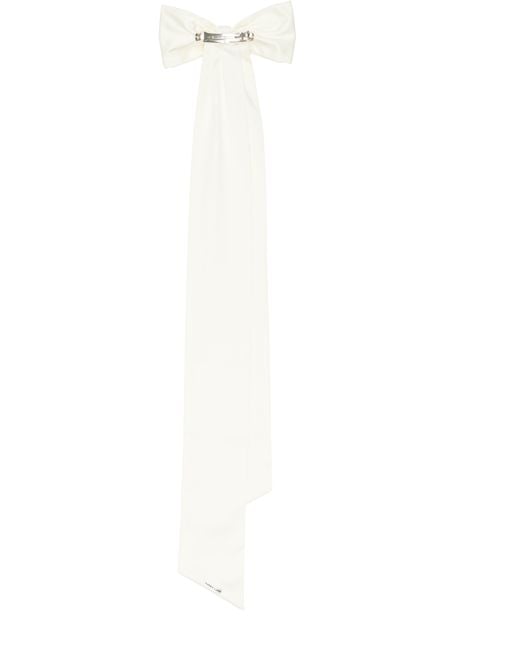 Sandy Liang Ssense限定 Bridalカプセルコレクション Palermo リボン バレッタ Black