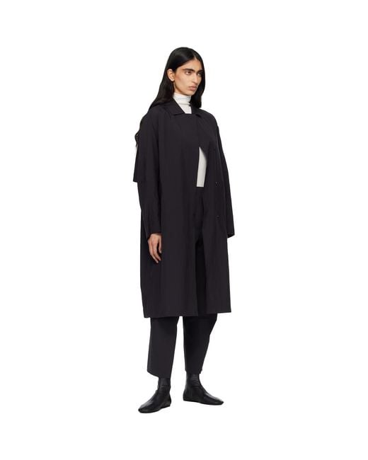 Veilance Black Nitra Sl Trench Coat