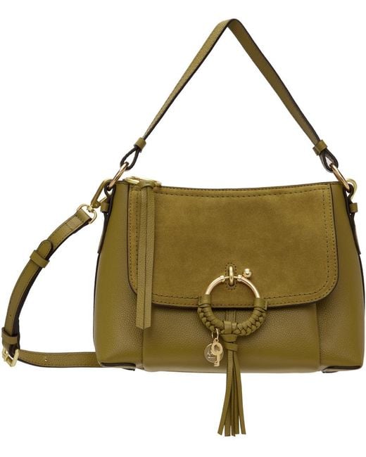 See By Chloé カーキ スモール Joan バッグ Green