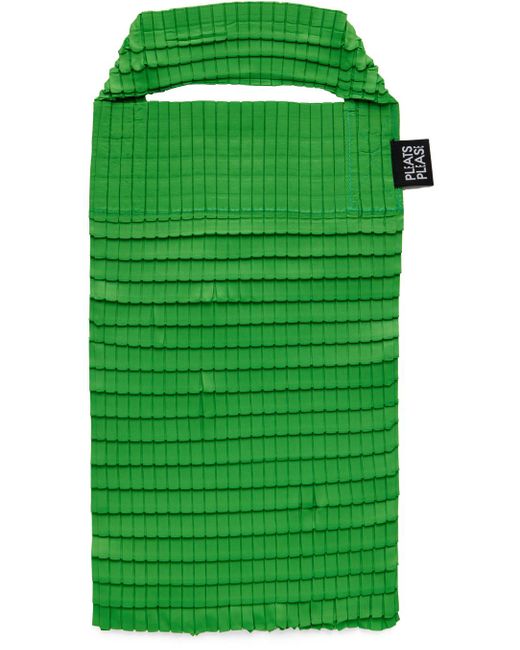 Pleats Please Issey Miyake Daily Pleats Tote in 62 Green (Green) | Lyst