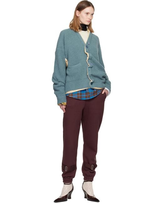 Undercover Black Burgundy Up2E1505 Lounge Pants