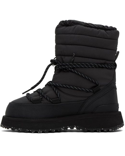 Suicoke Black Bower-evab-hi-lace Boots for men