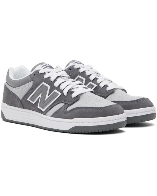 New Balance Black Gray 480 Sneakers for men