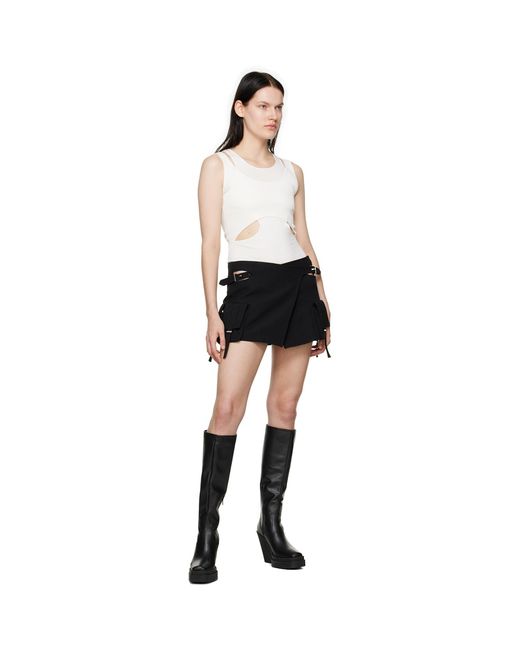 Dion Lee White Interlink Tank Top