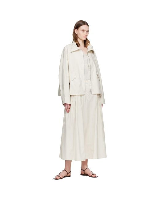 Studio Nicholson Natural Off- Agat Maxi Skirt
