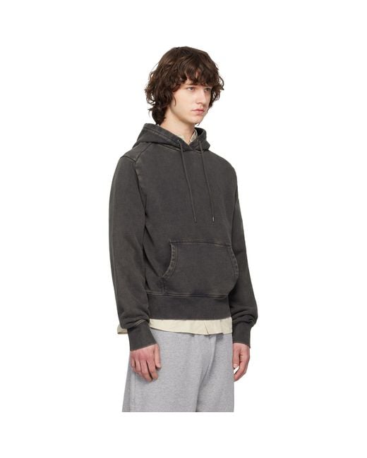 Entire studios Black Standard Hoodie for men