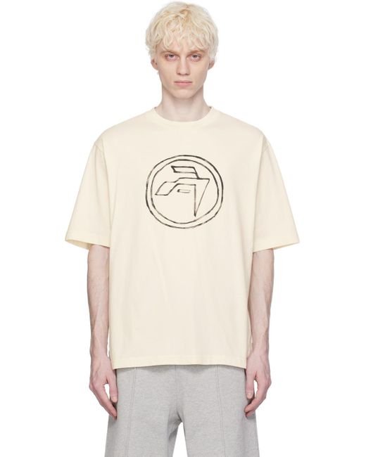 T-shirt blanc cassé à image à logo Ambush pour homme en coloris Natural