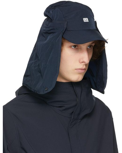 Cp company hat outlet navy