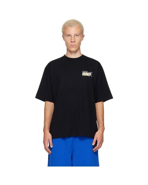 Off-White c/o Virgil Abloh Black Industrial Arrow Skate T-Shirt for men