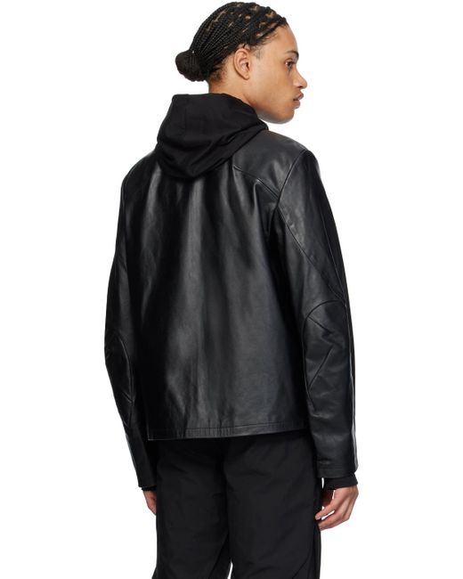Post Archive Faction PAF 6.0 Right Leather Jacket in Black for Men