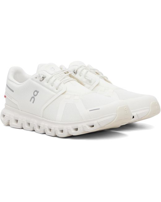 On Shoes White Cloud 6 Sneakers for men