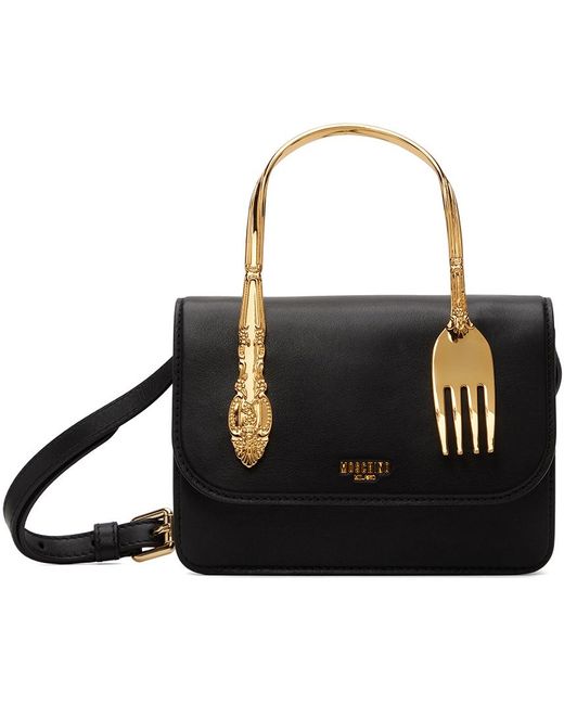 Moschino Black Archive Cutlery Bag