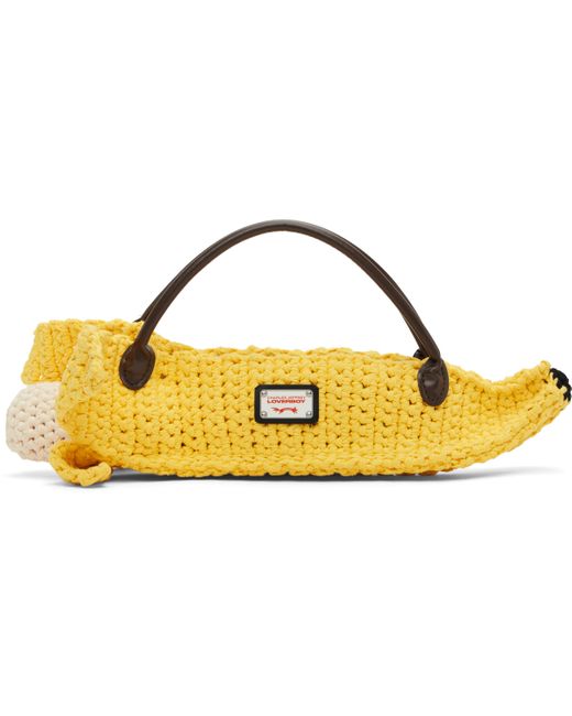 Sac En Forme De Banane Jaune Charles Jeffrey pour homme en coloris Black