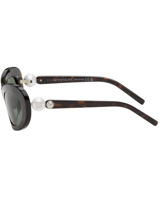 Givenchy Black 4G Pearl Sunglasses for men