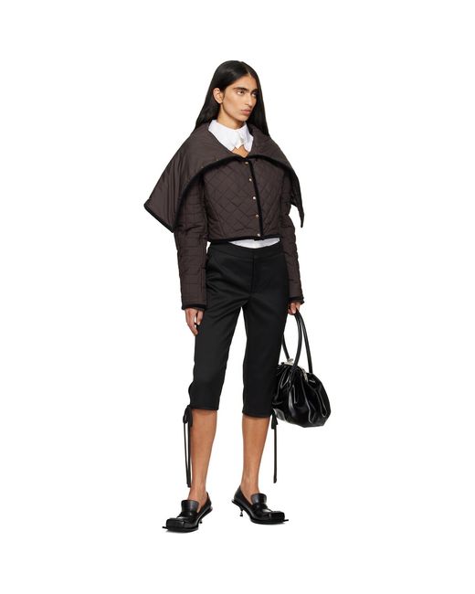 FIDAN NOVRUZOVA Black Ira Capri Trousers