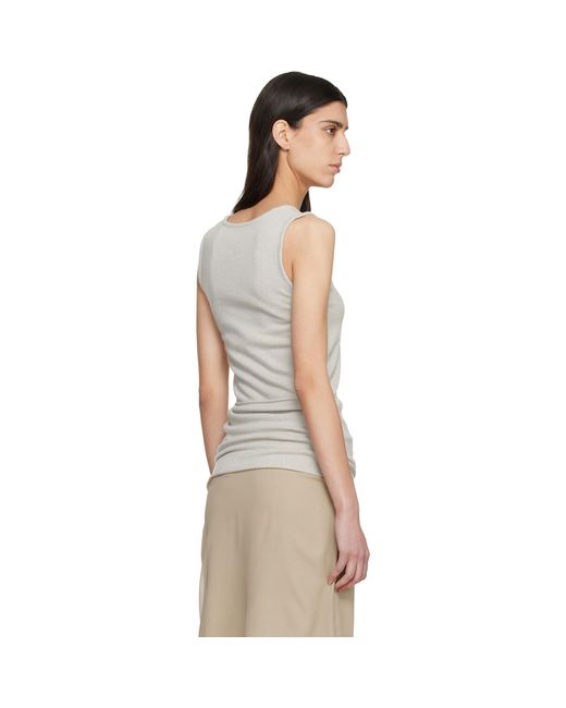 LE17SEPTEMBRE Black Long Scoop Sleeveless Tank Top