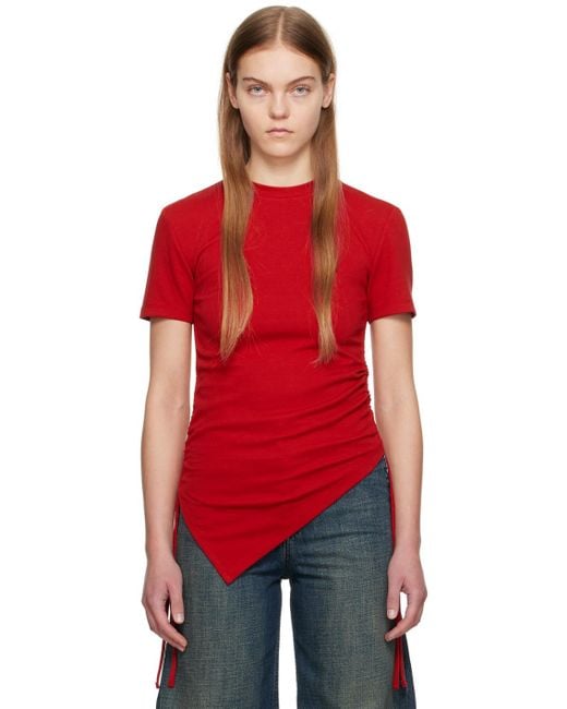 ANDERSSON BELL Red Ssense Exclusive Cindy T-shirt