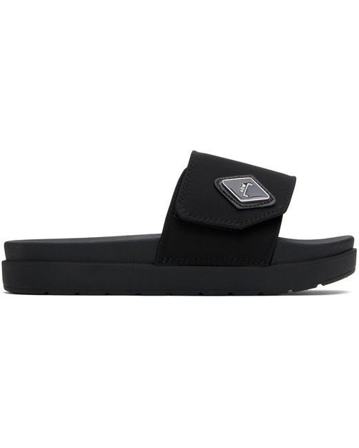 A_COLD_WALL* * Black Diamond Padded Slides for men