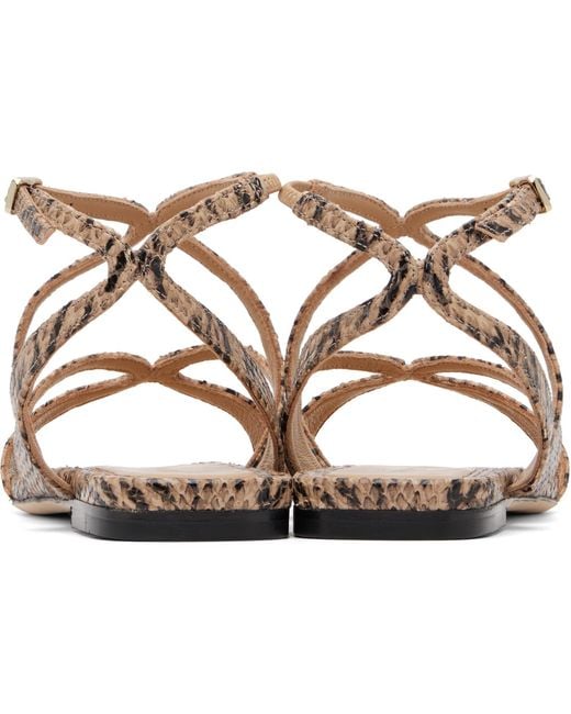 Jimmy Choo Metallic Ayla Flats