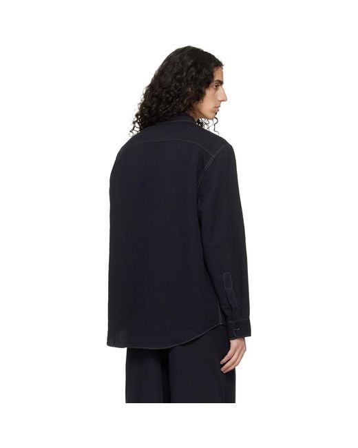 Studio Nicholson Blue Louro Shirt for men