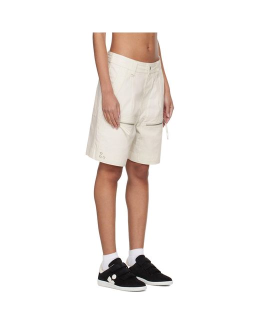 Isabel Marant Natural Off- Kynan Shorts