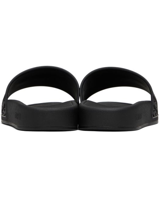 Amiri Black Ma Quad Pool Slides for men
