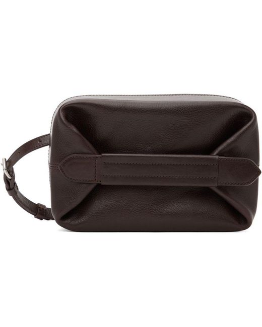 Lemaire Brown Vanity Pouch in Black for Men | Lyst