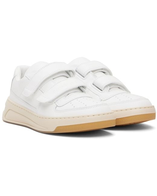 Acne Black Velcro Strap Sneakers
