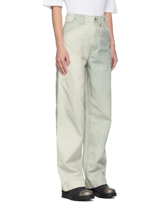 Objects IV Life White Wide Leg Jeans