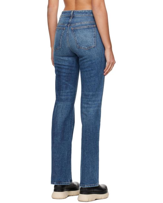 Khaite Blue Indigo 'the Danielle' Jeans