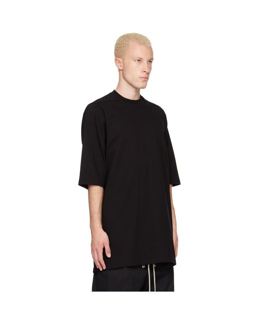Rick Owens Black Tower Jumbo S/S T-Shirt for men